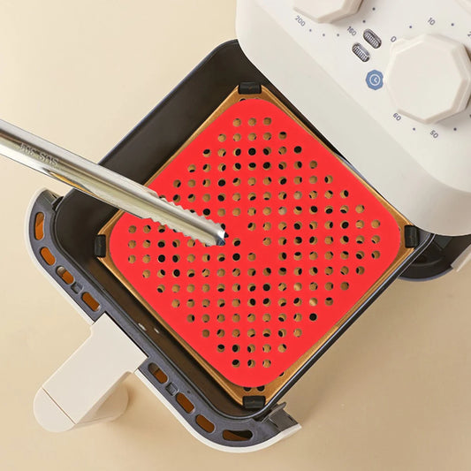 Tapis perforé réutilisable pour airfryer – Format carré