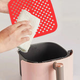 Tapis perforé réutilisable pour airfryer – Format carré